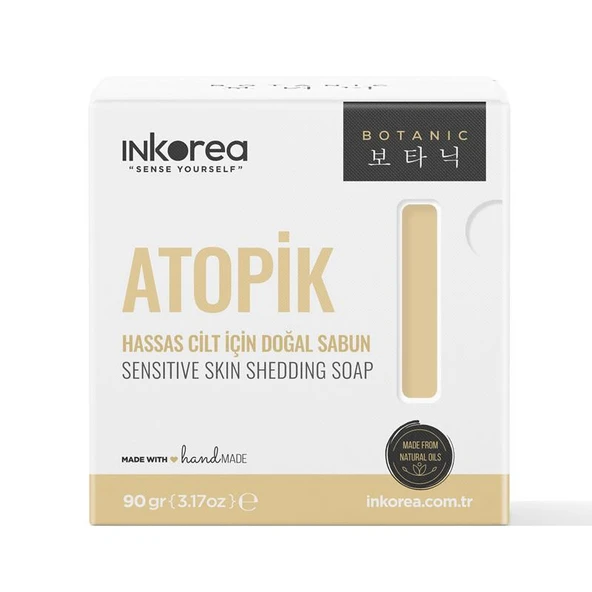 İnkorea Atopik Hassas ve Kuru Ciltler İçin Nemlendirici Sabun / Gentle Moisturizing Soap for Sensitive & Dry Skin ürün görseli 1