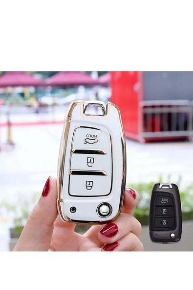 Hyundai I30 Elantra Tuscon I35 Kona Anahtar Koruma Kılıf 2.resime Bakınız ürün görseli 1