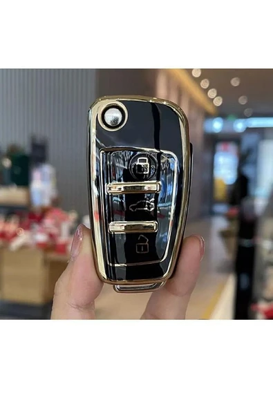 Audi A1 A3 8p 81 A4 A5 B6 B7 B8 A6 A7 C5 C6 4f Q3 Q5 Q7 8v Anahtar Koruma Kılıf 2.resime Bakınız ürün görseli 1
