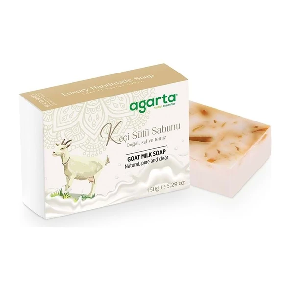 Agarta El Yapımı Doğal Sabun 150GR Keçi Sütü ürün görseli 1