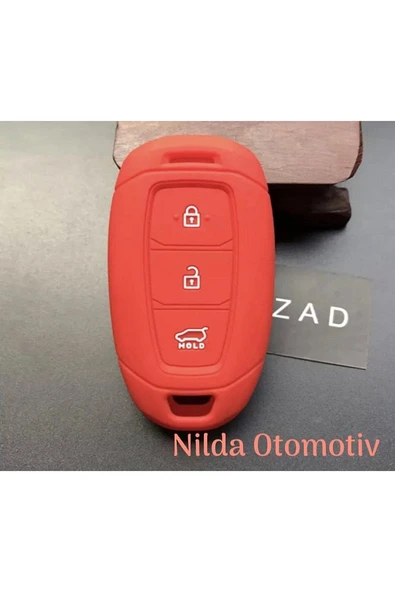 Hyundai Accent Kona I30 Ix35 Elantra Santa Fe Silikon Anahtar Kılıfı Anahtarsız Çalıştırma ürün görseli 1
