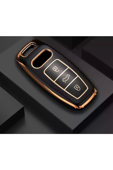 Audi A3 2021-2022 A6l A7 A8 Q8 E Tron C8 D5 Anahtar Kılıfı ürün görseli 1