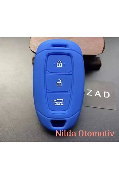 Hyundai Elantra Kona I30 Ix35 Accent Santa Fe Silikon Anahtar Kılıfı Anahtarsız Çalıştırma ürün görseli 1