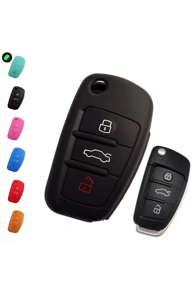 Audi A2 A3 A4 A6 Q3 S3 Q7 Rs4 S6 Tt Allroad Anahtar Kılıfı ürün görseli 1
