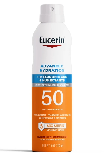 Eucerin Advanced Hydration SPF50 Güneş Koruyucu Sprey 170GR ürün görseli 1
