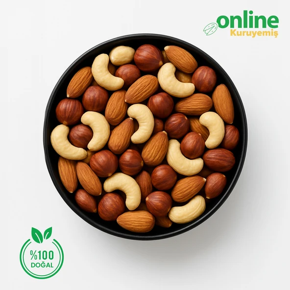 Online Kuruyemiş Çiğ Lüx Karışık Kuruyemiş 500 gr ürün görseli 1