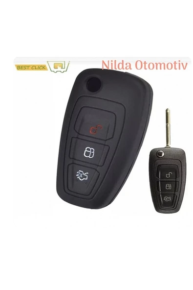 Focus Mondeo Transit Ranger C-max S-max Galaxy Silikon Anahtar Kılıfı ürün görseli 1
