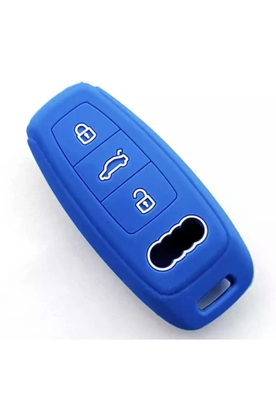 Audi A3 2021 A6l A7 A8 Q8 E Tron C8 D5 Anahtar Kılıfı Mavi ürün görseli 1