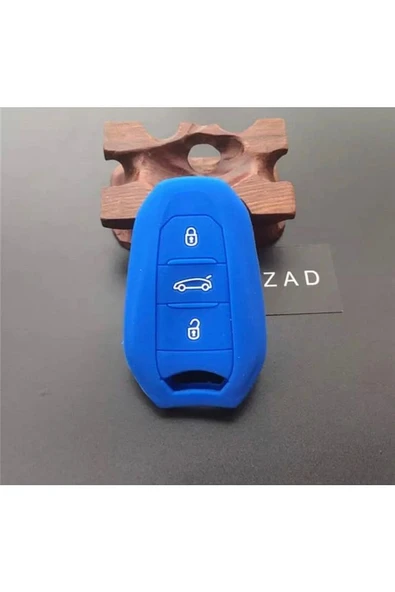 Peugeot 308 408 508 2008 3008 4008 5008 Rıfter Anahtar Kılıfı Mavi Anahtarsız Çalıştırma ürün görseli 1