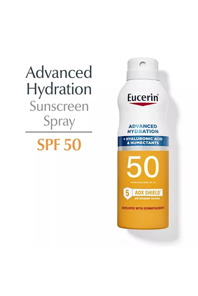 Eucerin Advanced Hydration SPF50 Güneş Koruyucu Sprey 170GR - Resim 3