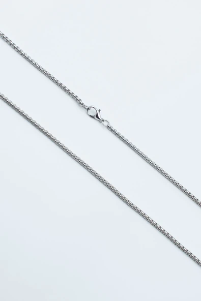Kanatlı Melek - Peri Gümüş Kaplama Örme Zincir Kolye - Resim 2