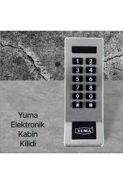 Yuma Elektronik Şifreli Kabin Kilidi ürün görseli 1