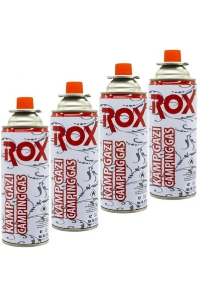 Rox Wood Works 227Gr Gaz Kartuşu Tüp Tüm Kamp Ocaklarına Uyumludur (4 Adet) ürün görseli 1