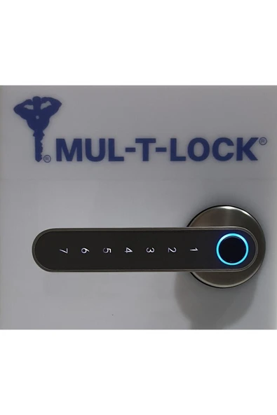 Mul-T-Lock Multlock Smart Handle - Akıllı Kapı Kolu Saten ürün görseli 1