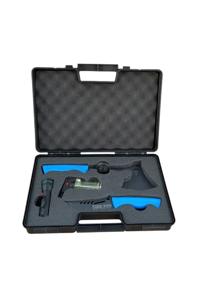 FIXIO Fk1013 4 Parça Kamp Seti (Kamp Baltası, Kamp Bıçağı, Pürmüz Çakmak, El Feneri, Taşıma Çantası) ürün görseli 1