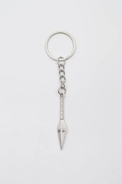 Anime Ninja Kunai Anahtarlık - Antik Gümüş Kaplama - Kadın Erkek ürün görseli 1