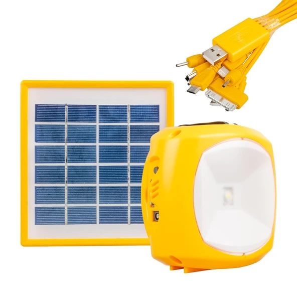 Powermaster PM-33399 Şarjlı Solar Aydınlatma Seti Tek Panelli ürün görseli 1