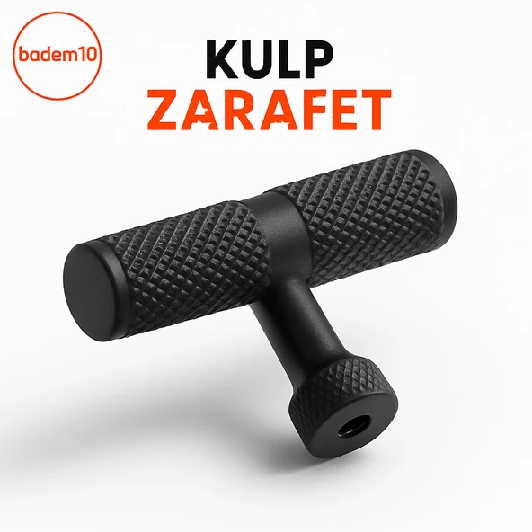 Martin Siyah Metal Tek Vidalı Kulp Düğme Mobilya Çekmece Mutfak Dolabı Dolap Modern Kapak Kulpları ürün görseli 1