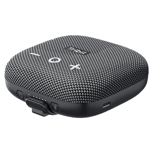 Tribit Stormbox Micro 2 IP67 Su Geçirmez 10W 30 Saat Oynatma Süresi XBASS Taşınabilir Bluetooth Hoparlör Siyah ürün görseli 1