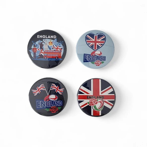 İngiltere Magnet Set 1 - 4'lü Buzdolabı Magnet England ürün görseli 1