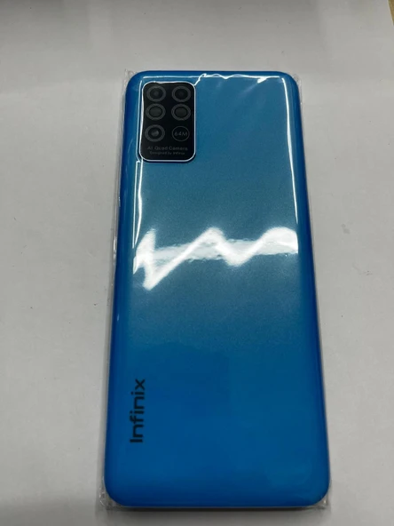 Infinix Note 8 Uyumlu Arka Kapak Kasa Full (Yan Tuşlar Dahil) Mavi ürün görseli 1