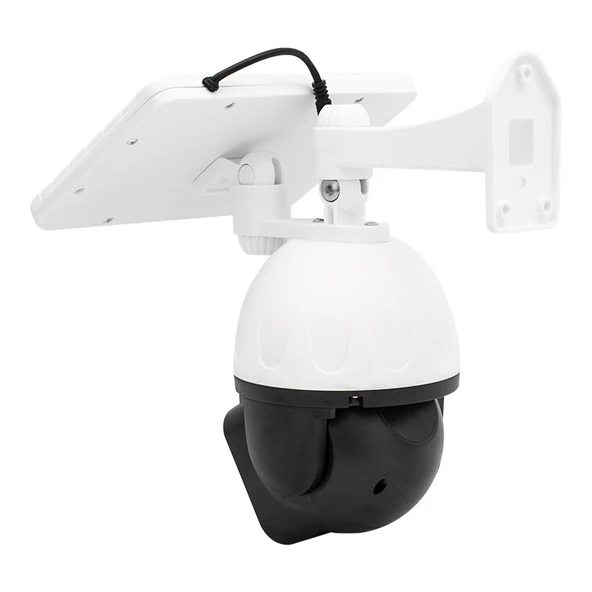 Powermaster T-30 Solar Panelli Hareket Sensörlü Ledli Maket Kamera - Resim 2