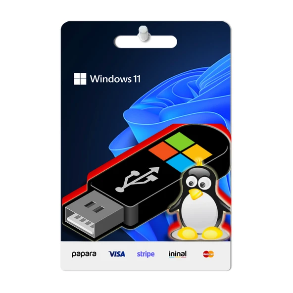 PTTAVM: Microsoft Windows 11 Pro Lisans + Flash Bellek (64 Gb