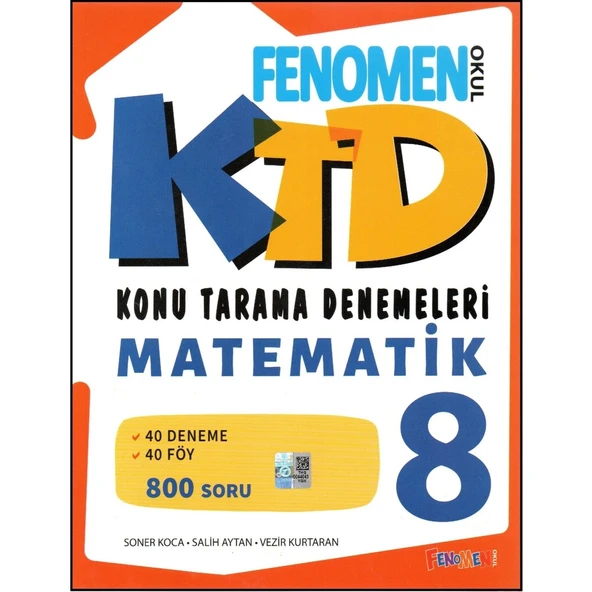 Fenomen 8 Ktd Matematik Soru Bankası ürün görseli 1