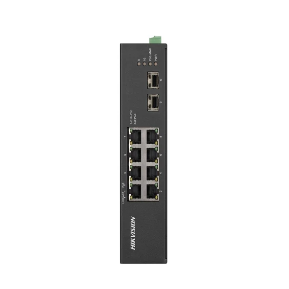 HIKVISION  DS-3T0510HP-E/HS 8 PORT POE 10/100/1000 2xSFP 120W SWITCH ürün görseli 1