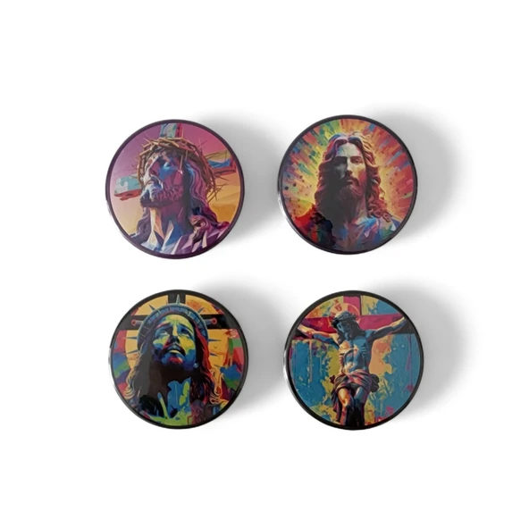 Aziz İsa Magnet Set 2 - 4'lü Jesus Christ Magnet ürün görseli 1