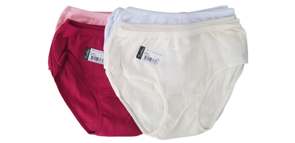 Tutku 0854 Kız Çocuk Jakarlı Bato-Slip-Külot - 12'li Kombin ürün görseli 1
