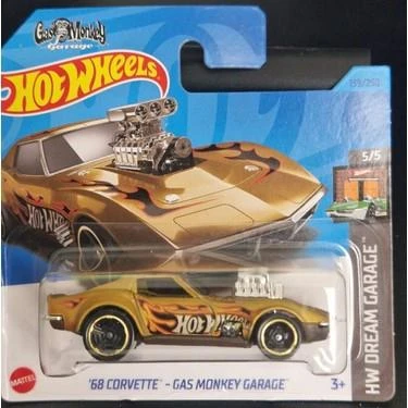 Hot Wheels Tekli Arabalar 68 Corvette Gas Monkey Garage HKH23 ürün görseli 1