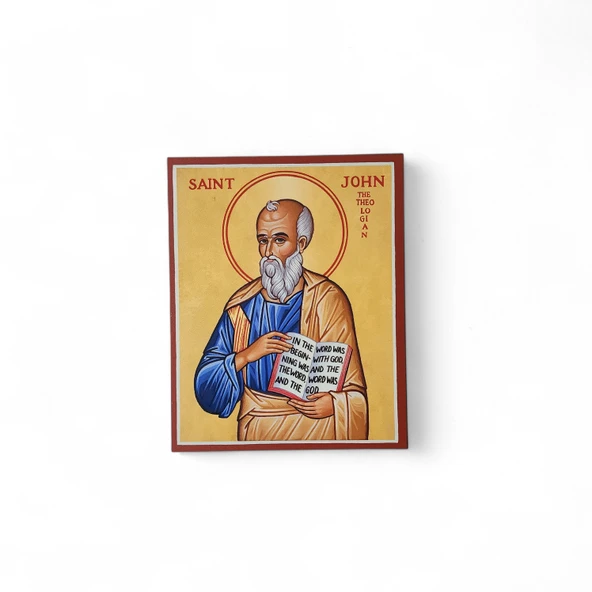 Aziz John Evangelist İkona - Resim 2