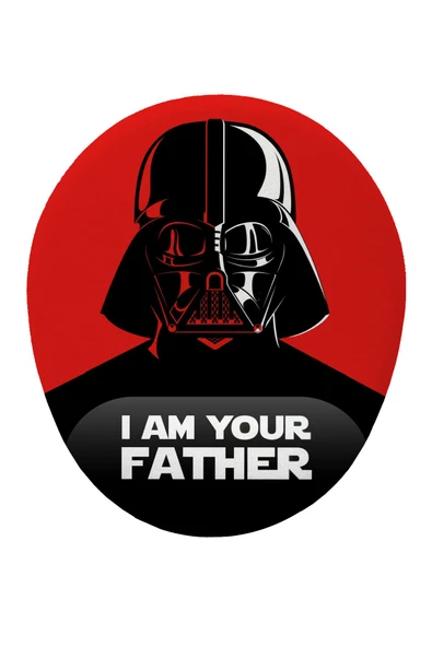 Hamiki Dart Vader Tasarım Bilek DestekliKaymaz Buruşmaz Kırılmaz Mouse Pad ürün görseli 1
