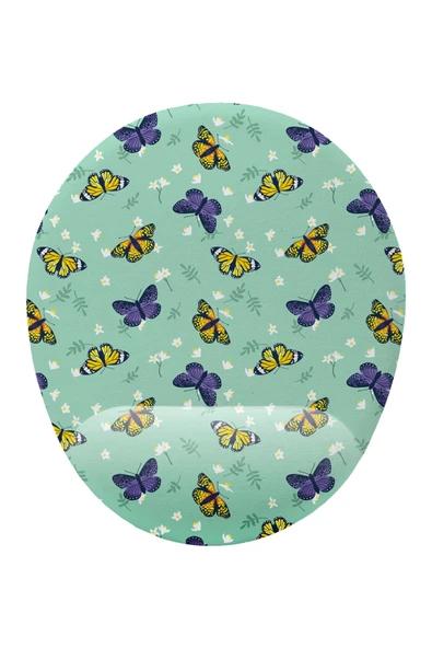 iyi fikirler Kelebek Desenli Bilek Destekli Mouse Pad ürün görseli 1