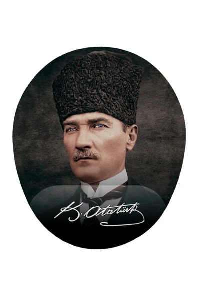 iyi fikirler Kalpaklı Atatürk Bilek Destekli Mouse Pad ürün görseli 1