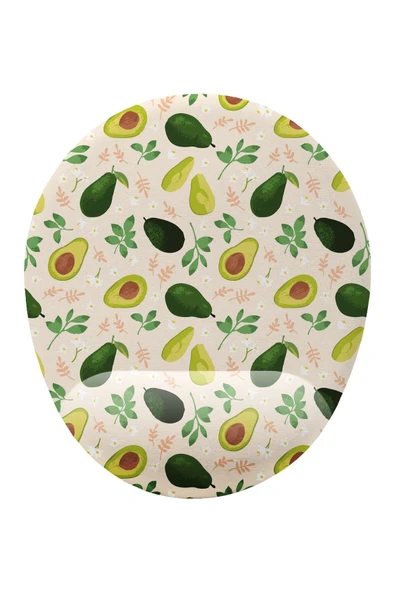 iyi fikirler Avakado Desenli Bilek Destekli Mouse Pad ürün görseli 1