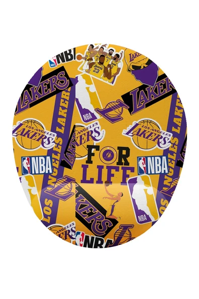 iyi fikirler Lakers Kolaj Bilek Destekli Mouse Pad ürün görseli 1