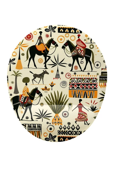 iyi fikirler Afrika Tasarım Bilek Destekli Mouse Pad ürün görseli 1