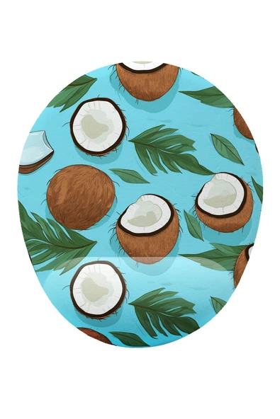 iyi fikirler Hindistan Çevizli Desenli Bilek Destekli Mouse Pad ürün görseli 1