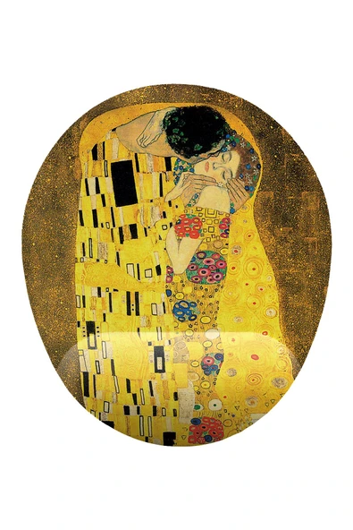 Hamiki Gustav Klimt Kiss Tasarım Bilek DestekliKaymaz Buruşmaz Kırılmaz Mouse Pad ürün görseli 1