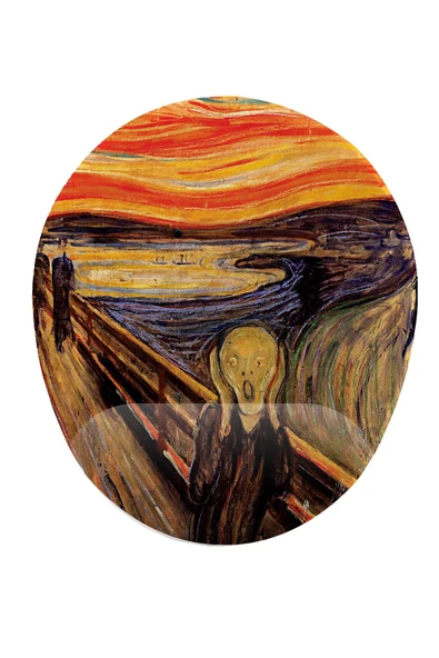 iyi fikirler Munch Çığlık Tablouse Bilek Destekli Mouse Pad ürün görseli 1