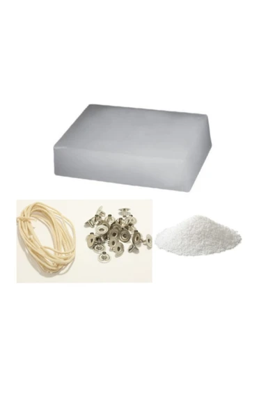 Parafin 500gr- 1mt Fitil- 5 adet Parafin ürün görseli 1