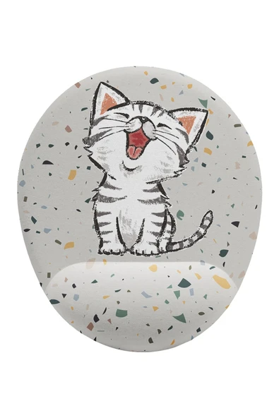 iF Dizayn Minik Sevimli Kedi Bilek Destekli Mouse Pad ürün görseli 1
