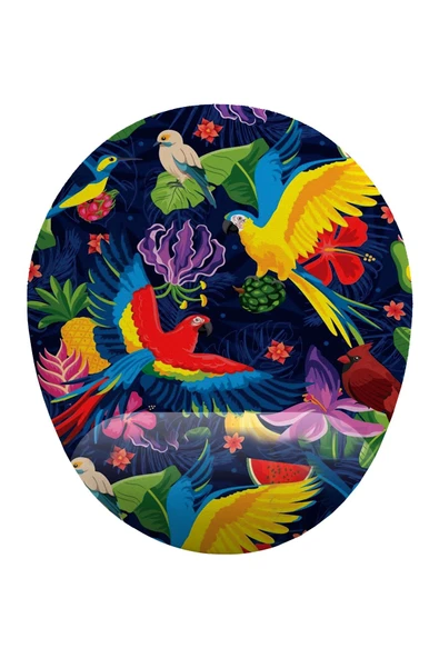 iF Dizayn Papağan Desenli Bilek Destekli Mouse Pad ürün görseli 1