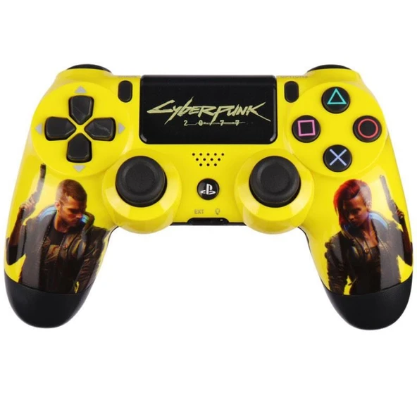 DualShock 4 V2 Cyberpunk 2077 ZCT2 Kablosuz PS4 Oyun Kolu ürün görseli 1