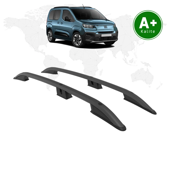 FA OTOMOTİV Fiat Doblo Tavan Çıtası Kısa Şasi 2024 Model ve Sonrası Siyah ürün görseli 1