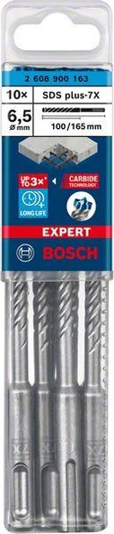 EXPERT SDS plus-7X K-Delici Ucu 6,5*165, 10 parça ürün görseli 1