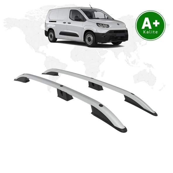 FA OTOMOTİV Toyota Proace City Panelvan Tavan Çıtası Uzun Şasi 2024 Model ve Sonrası Gri ürün görseli 1