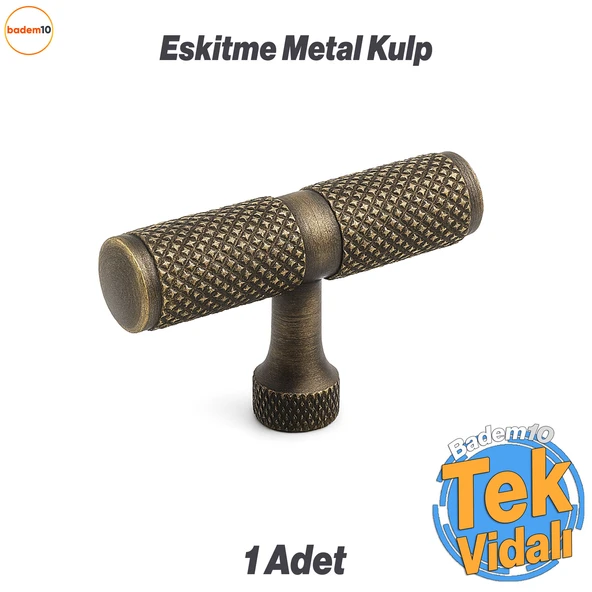 Martin Antik Sarı Eskitme Metal Kulp Düğme Mobilya Çekmece Mutfak Dolabı Dolap Modern Kapak Kulpları ürün görseli 1